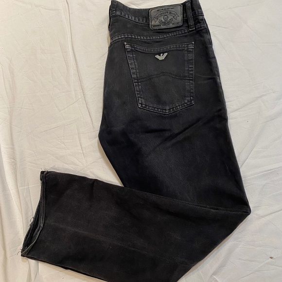 ARMANI JEANS Men’s Black Jeans Sz 36 - Picture 1 of 13